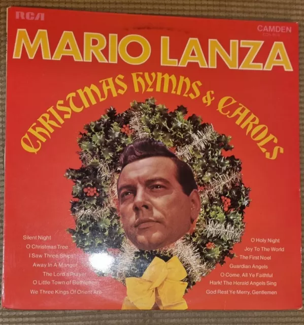 Mario Lanza Christmas Hymns and Carol's  , 33rpm, 12"Lp vinyl album No.1