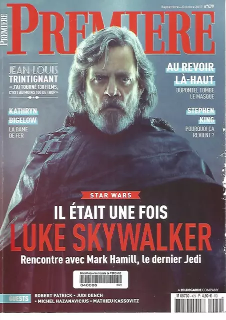 Premiere N°479 Luke Skywalker / J-L Trintignant / Au Revoir La-Haut / S. King