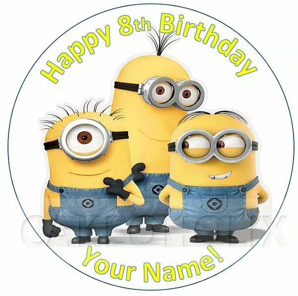 Despicable Me Minions Gru Plan Meme Edible Cake Topper Image ABPID56811