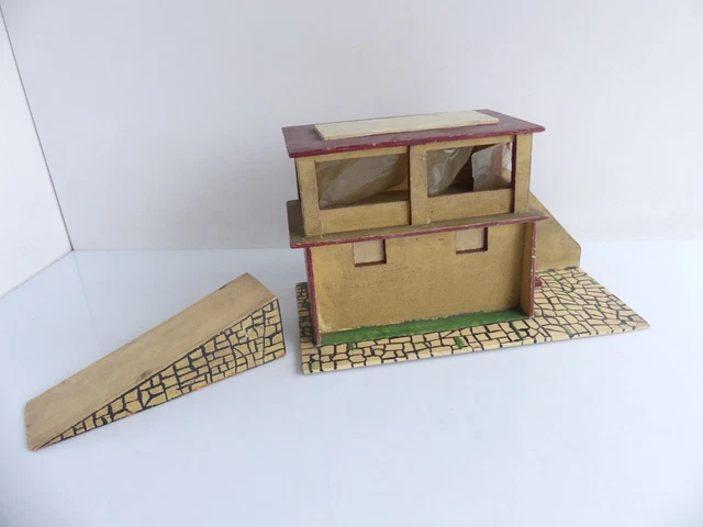 MAQUETTE POSTE D'AIGUILLAGE ,DE BOIS MODELISME 103001
