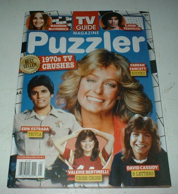 TV GUIDE MAGAZINE PUZZLER Feb. 2023 Farrah Fawcett David Cassidy 1970s
