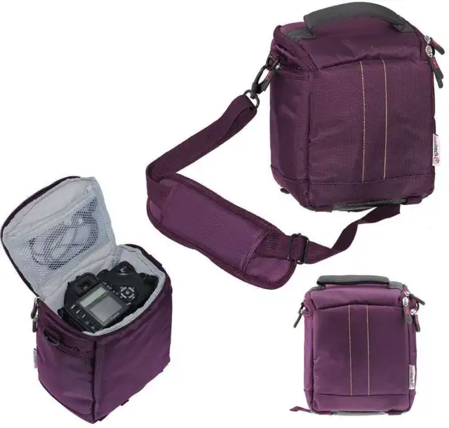 Navitech Purple Case For Nikon D7500 Digital DSLR Camera