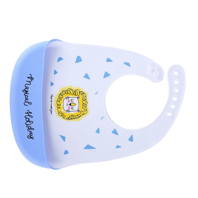 (Cute Lion)Baby Bib Practical Fashion Cute Bib Easy To Clean Cute And