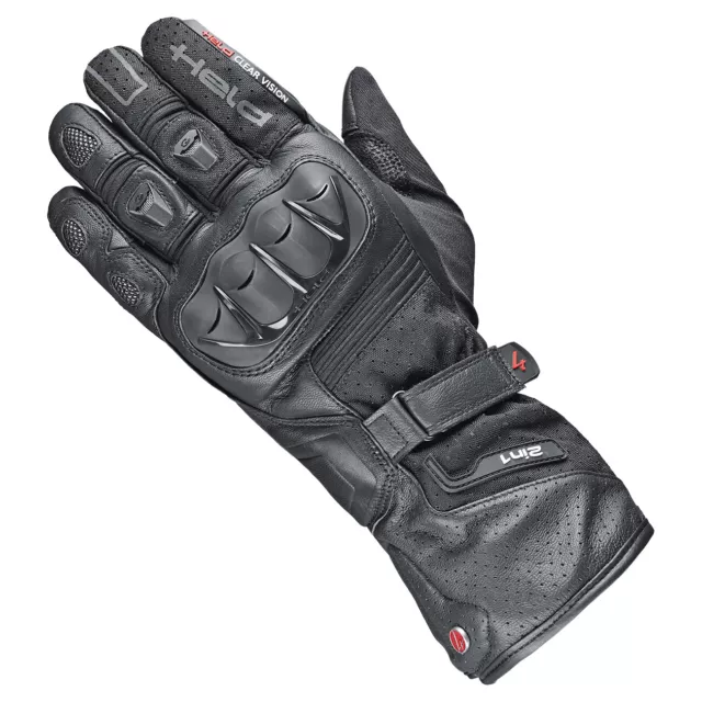 Held Air n Dry 2 GoreTex 2in1 Motorradhandschuhe Gr. 8 - Schwarz