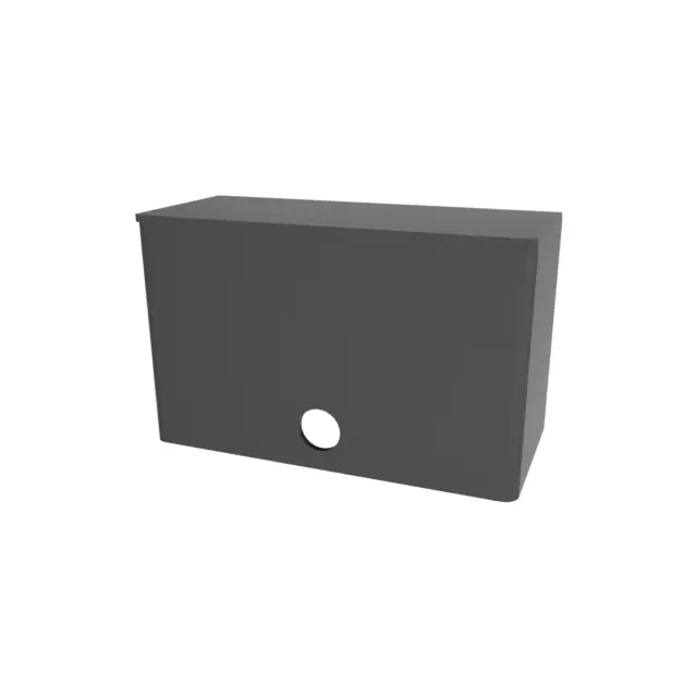 Cubierta de caja de ruedas de 4" Security Brands K-VGB400 para puerta de puerta de pista ranura en V