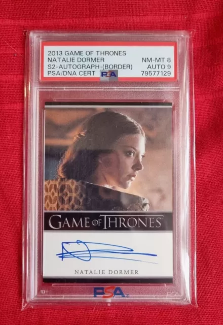 Natalie Dormer Game of Thrones 2012 Autograph Card Season 2 Auto 9