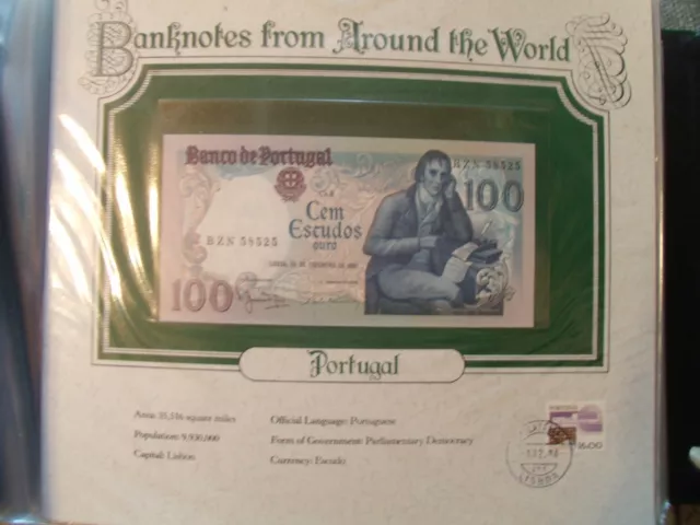 World Banknotes Portugal 100 escudos 1981 P 178b UNC Prefix BZN