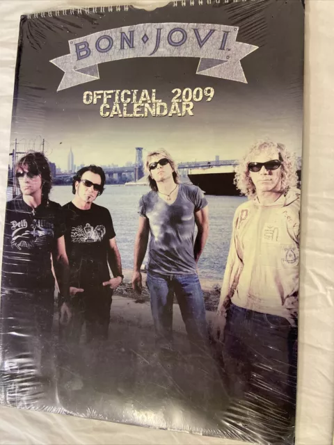 Bon Jovi Official 2009 Calendar Collectible SEALED RARE