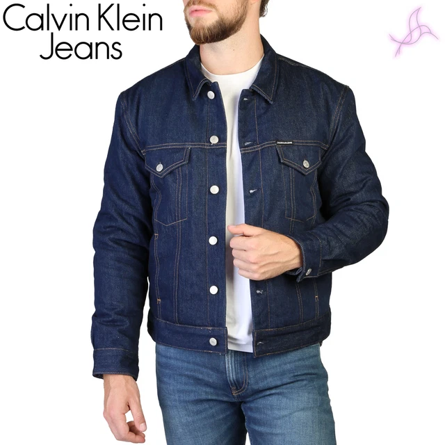 Giacche Calvin Klein J30J308258 Uomo Blu 121934 ORIGINALE