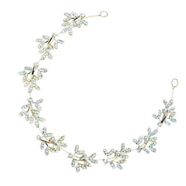 Fascia per capelli sposa cristallo matrimonio tiara copricapo in strass per i