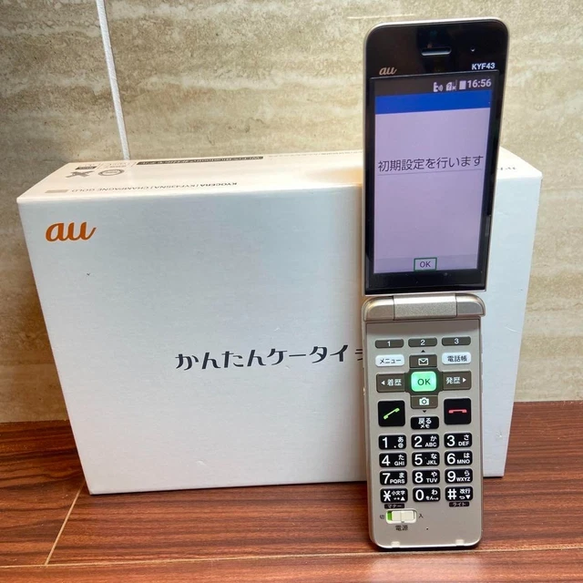 K1056 au SIMフリー KYOCERA KYF43 8GB AU KYOCERA KYF43 Easy