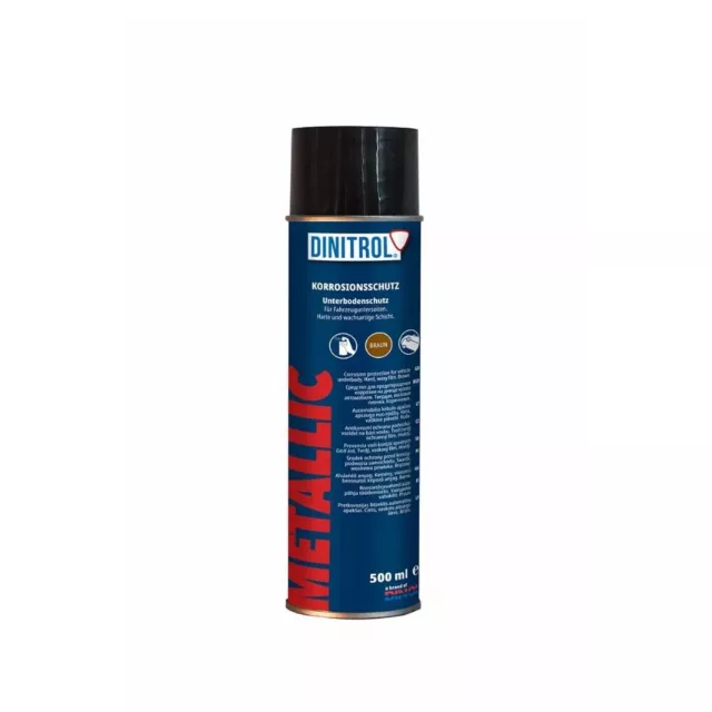 500 ml Dinitrol Metallic protezione sottoscocca protezione antiruggine protezione anticorrosione dinol nuovo