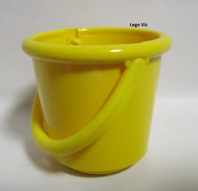 LEGO 33178c01 Scala Bucket Round with Handle Seau Yellow Yellow 3148 MOC
