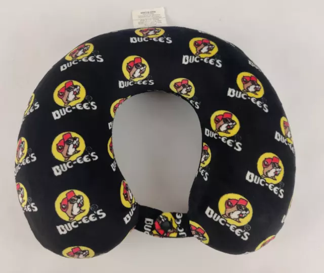 Buc-ees Beaver Logo Travel Buc-ee’s Neck Pillow Plush Memory Foam
