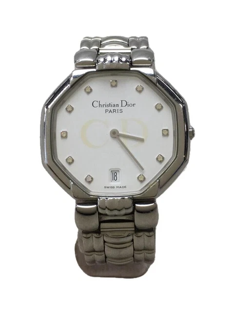 Christian Dior Swing AH1505 Quartz Stainless Women's Watch Swiss Made Preowned