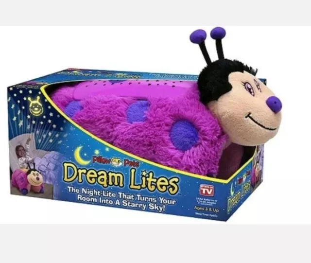 Pillow Pets Dream Lites - Hot Pink Lady Bug by Dream Lites - FREE SHIPPING