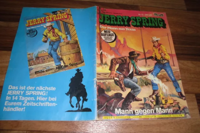 JERRY SPRING  # 12 -- MANN gegen MANN // Western-Comic von Jije 1989