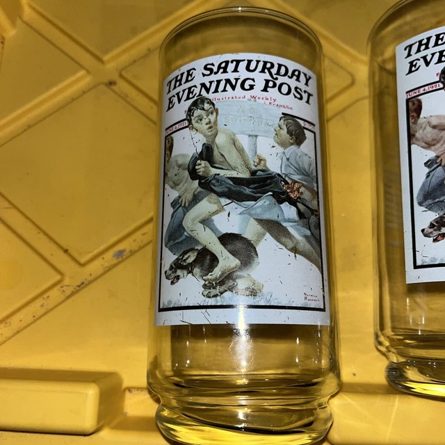 Norman Rockwell Saturday Evening Post Arby’s Collector’s Glass #2 of 6