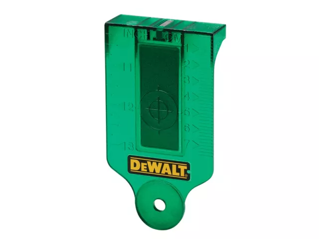 DEWALT DE0730G Vert Laser Cible Carte DEWDE0730G