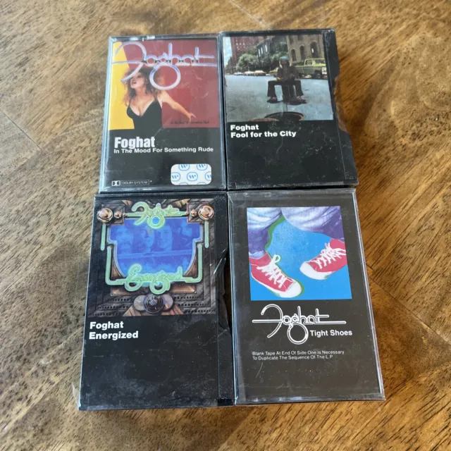 Foghat - Tight Shoes Energized Fool for City In the Mood - 4 CASSETTES - SEALED!