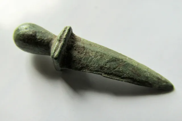 Roman Bronze Sword Amulet - Gladius Military Gladiator Wearable Artifact Fm1