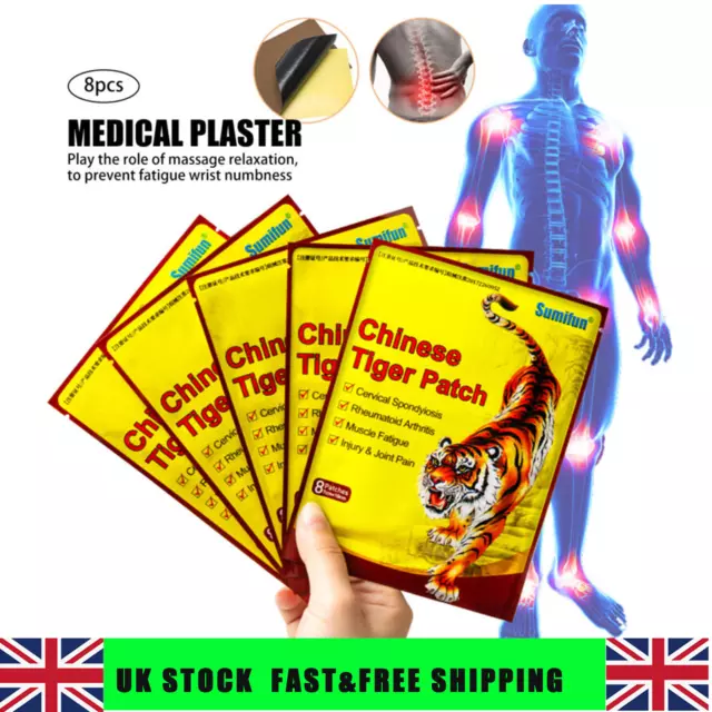 Pain Relief Patches DEEP HEAT PLASTERS Pads Muscle Back Aches Herbal Remedy