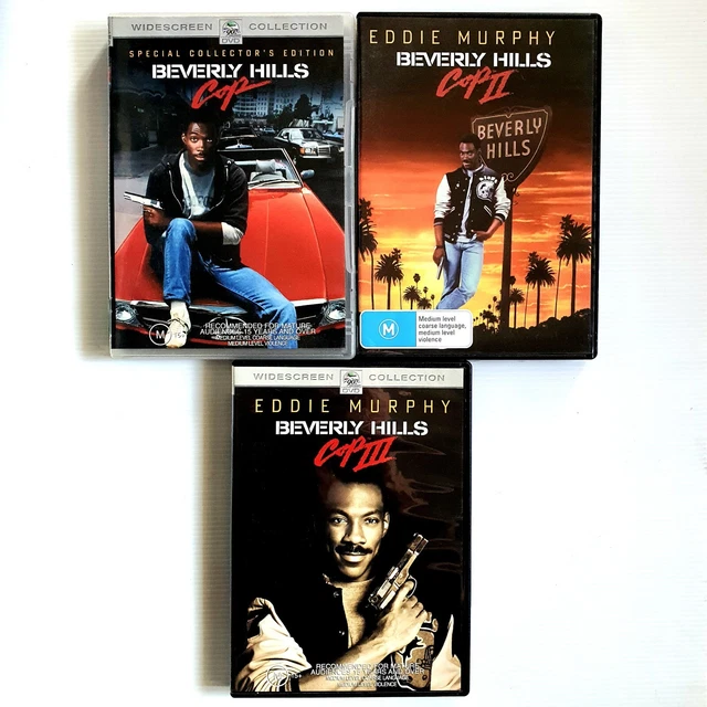 Beverly Hills Cop 1-3 DVD Comedy Trilogy Bundle, Eddie Murphy R4 - Free Postage
