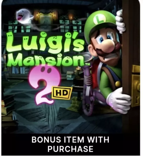 Luigi's Mansion 2 HD & LIMITED Phone Ring – Nintendo Switch PRESALE