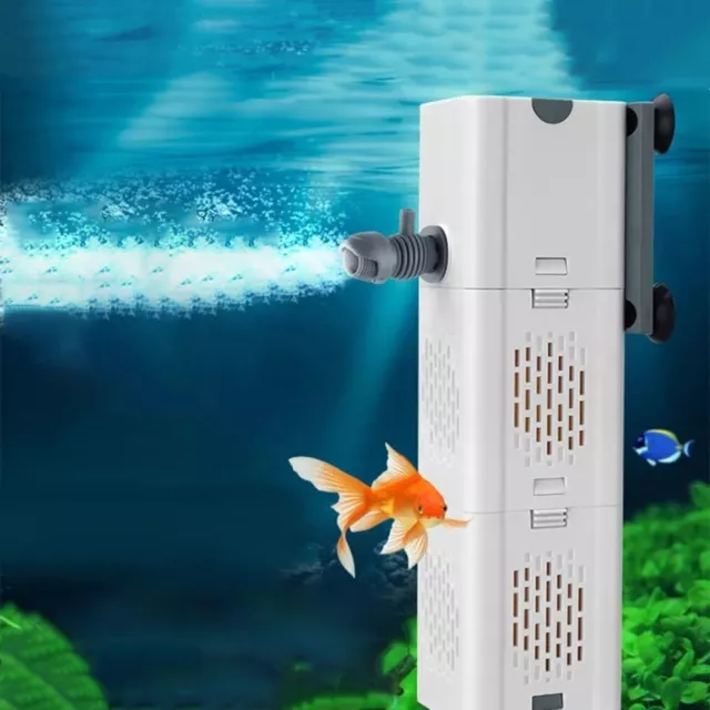 Silent Aquarium Filter Pump Water Purification Circulation Pump  Fish Tank