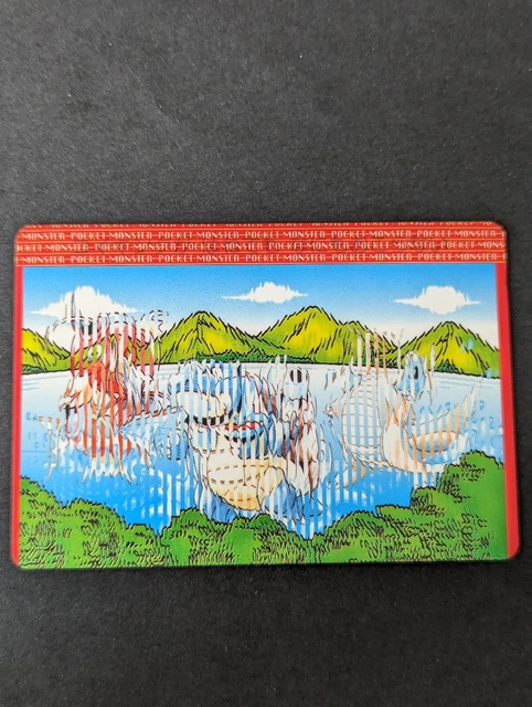 Pokemon Bandai Yummy Mate Card Rare 1997 Non Holo Magikarp Blastoise Dragonite
