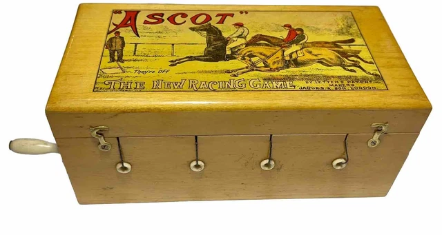 ANTIQUE-ASCOT-THE NEW RACING Game-by Jaques and Son-C1910-Mainly Box ...