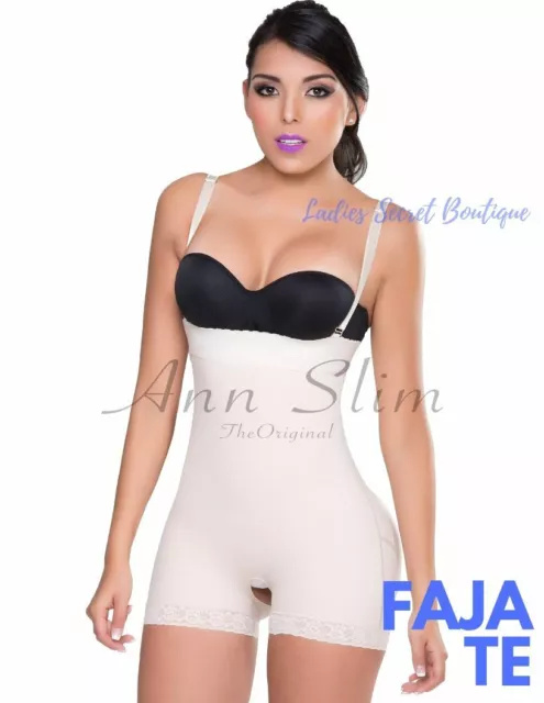 Fajas Colombianas Post Surgery Shapewear Vest Open Bust w/ Sleeves Up Lady  6157