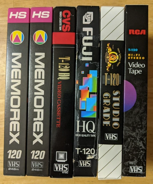 LOT OF 6 Used Blank VHS Tapes EUR 3,91 PicClick FR