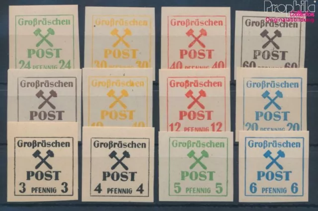 Briefmarken Großräschen 1945 Mi 31-42 postfrisch (10342061