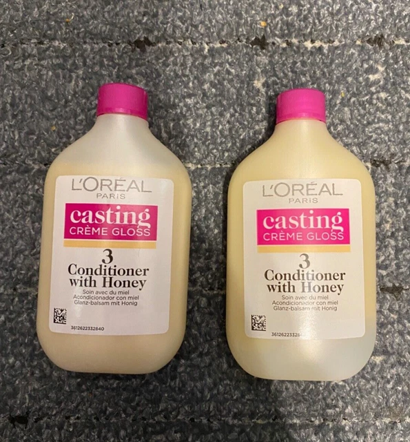L’OREAL PARIS CASTING Creme Gloss Conditioner with Honey 2 x 60ml EUR 8,74 PicClick DE