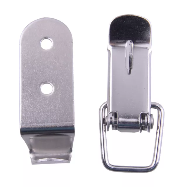 8set Stainless Steel Spring Toggle Latch Catch Clamp Clip For Loaded Box Case 3