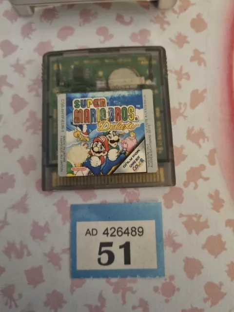 Super Mario Bros. Deluxe (1999) - Nintendo Game Boy Color - Cart Only TESTED