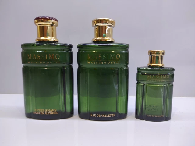 colonia massimo dutti 100ml + after shave 100ml + colonia 30 ml