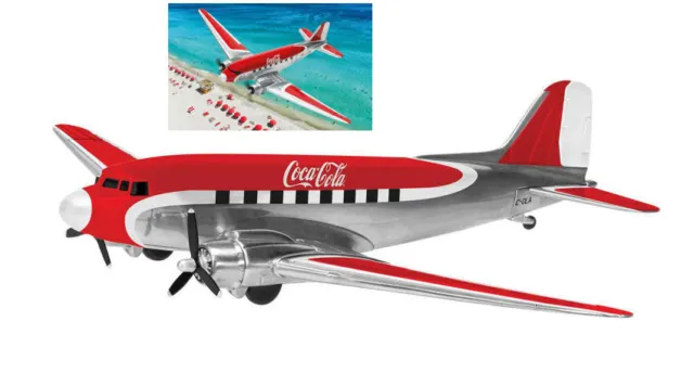 Modellautos Flugzeuge Corgi Douglas DC3 Dakota Coca Cola Maßstab 1:144