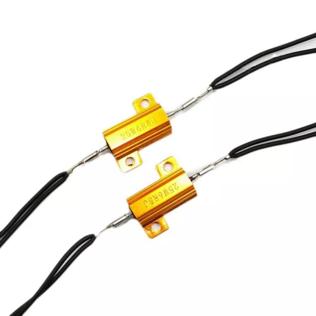 25W Load Resistor Led Turn Signal Indicators Head Tail Light Flasher Universal