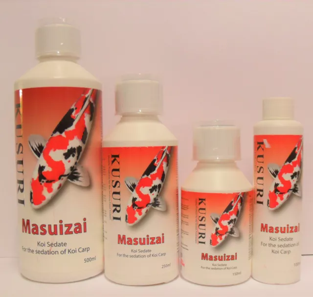 Kusuri Masuizai 100ml,150ml,250ml,500ml Koï Endormir Étang Poisson