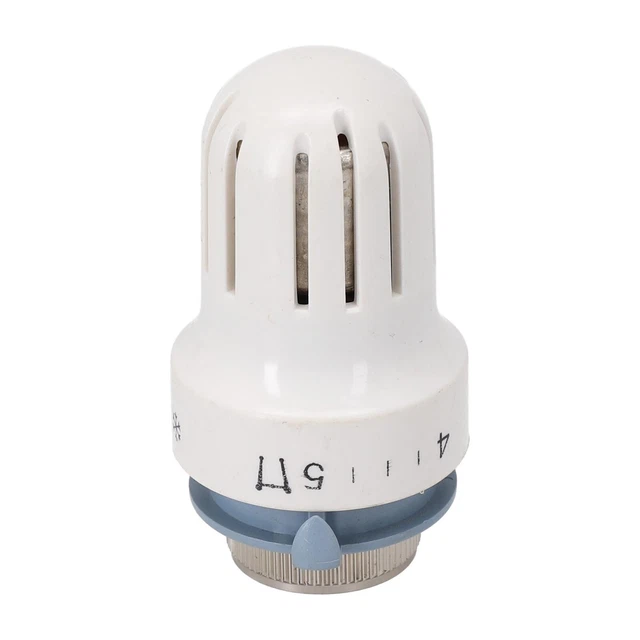 Valvola Termostatica Per Radiatore Drayton TRV4 - Testa Bianca, Sensore A Liquido, Filettatura Universale M30x1.5