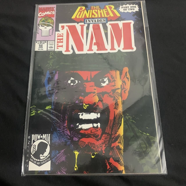 Nam The Punisher Invades #52 (1986 Series) Direct Vol. 1 Marvel Comic Book 1991