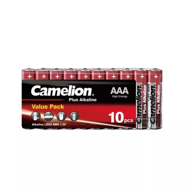 20x MICRO AAA LR03 MN2400 Batterien CAMELION PLUS 2x 10er-Shrink