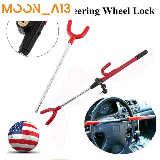 24PCS Car Steering Wheel Lock Car Hook Lock Retractable Car Lock Car Anti-theft