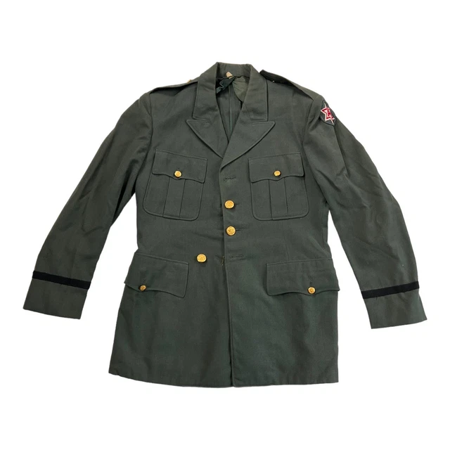 Veste Habillée Old Navy - Taille M - Vert Armée - Boutonnée Avec Poches - Très Bon état