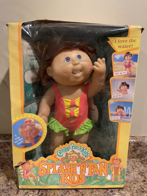 Vintage Cabbage Patch Kids Splash 'n Tan Kids 1991