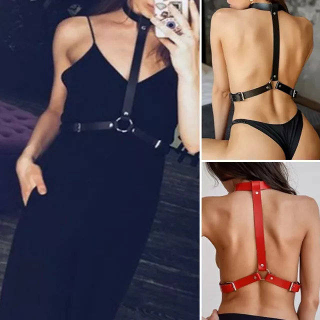 Ceinture Jarretière Harnais Corps Bas Lingerie Ensemble Gothique Bdsm Porno 》