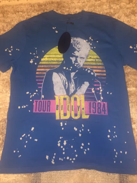 Billy Idol Shirt Tee Size XS New Nwt