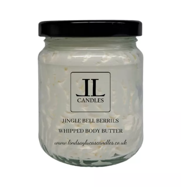 Moisturising Whipped Body Butter - Lots of Scents, Glass Jar - 200g